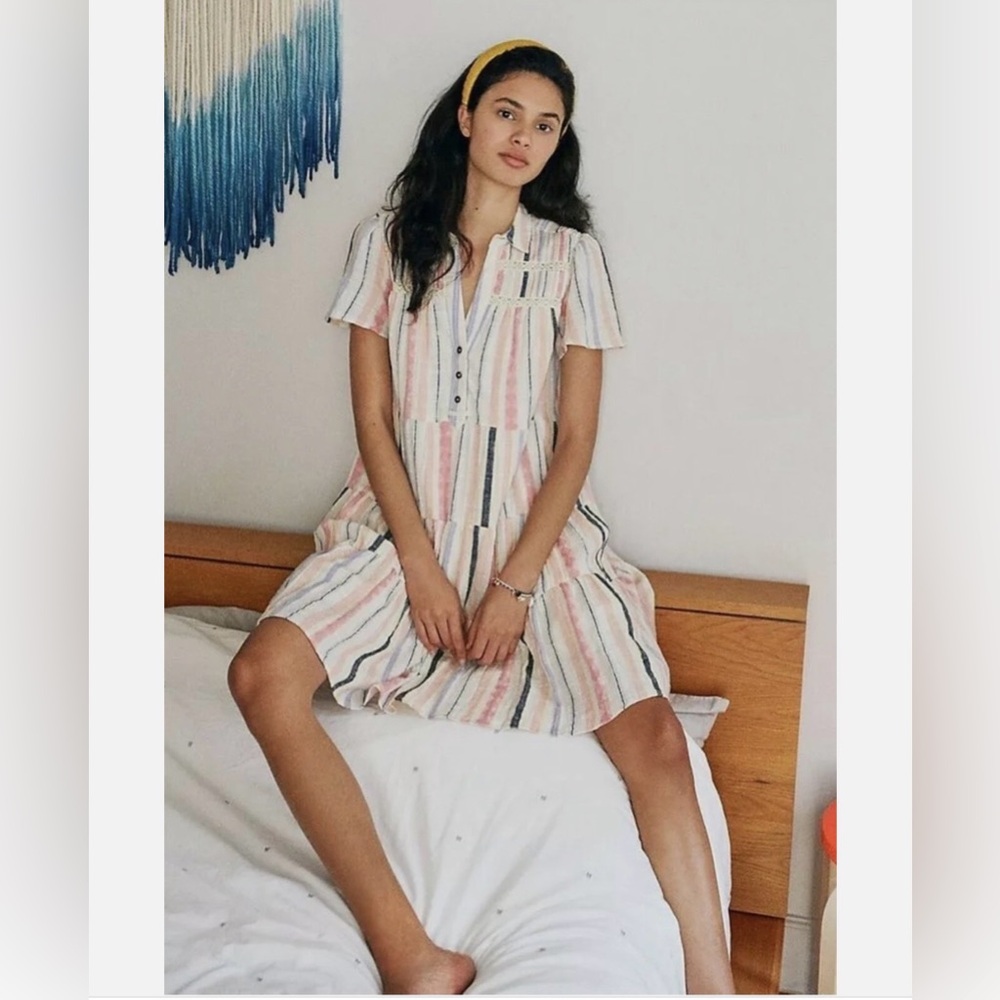 anthropologie GEORGINA tiered dress